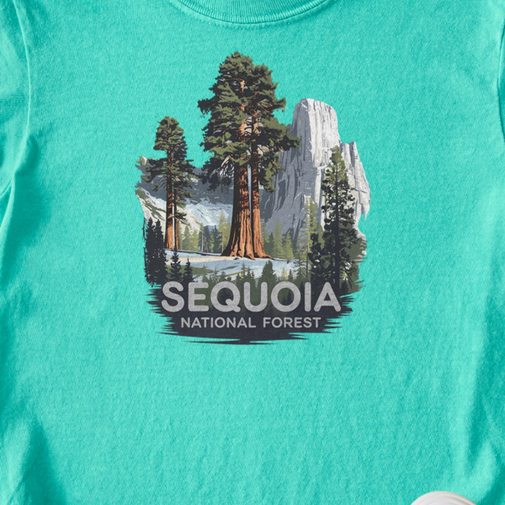 Sequoia National Forest Kids Cotton T-Shirt