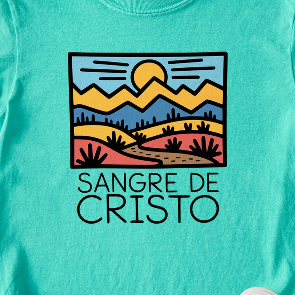 Sangre De Cristo Mountains Kids Cotton T-Shirt