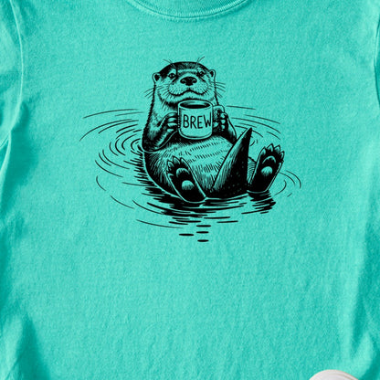The Hoptimist Otter Kids Cotton T-Shirt