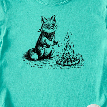 The Pyrofessor Fox Kids Cotton T-Shirt