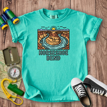 Horseshoe Bend Glen Canyon Kids Cotton T-Shirt
