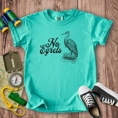 No Egrets Kids Cotton T-Shirt