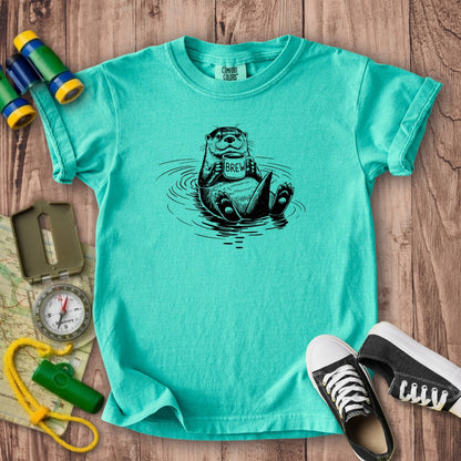 The Hoptimist Otter Kids Cotton T-Shirt