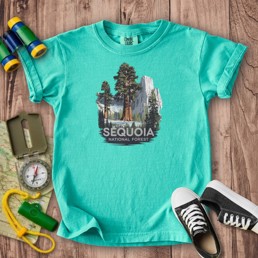 Sequoia National Forest Kids Cotton T-Shirt