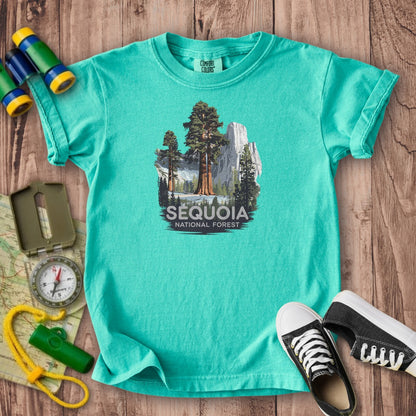 Sequoia National Forest Kids Cotton T-Shirt
