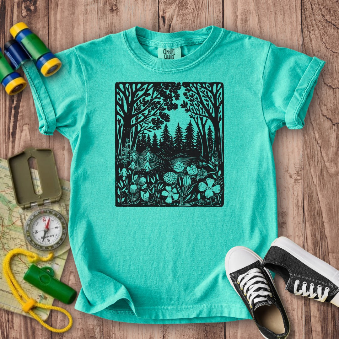 Forest Bloom Kids Cotton T-Shirt