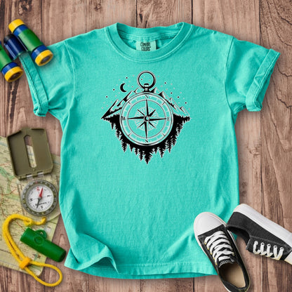 Navigate the Mountains Kids Cotton T-Shirt
