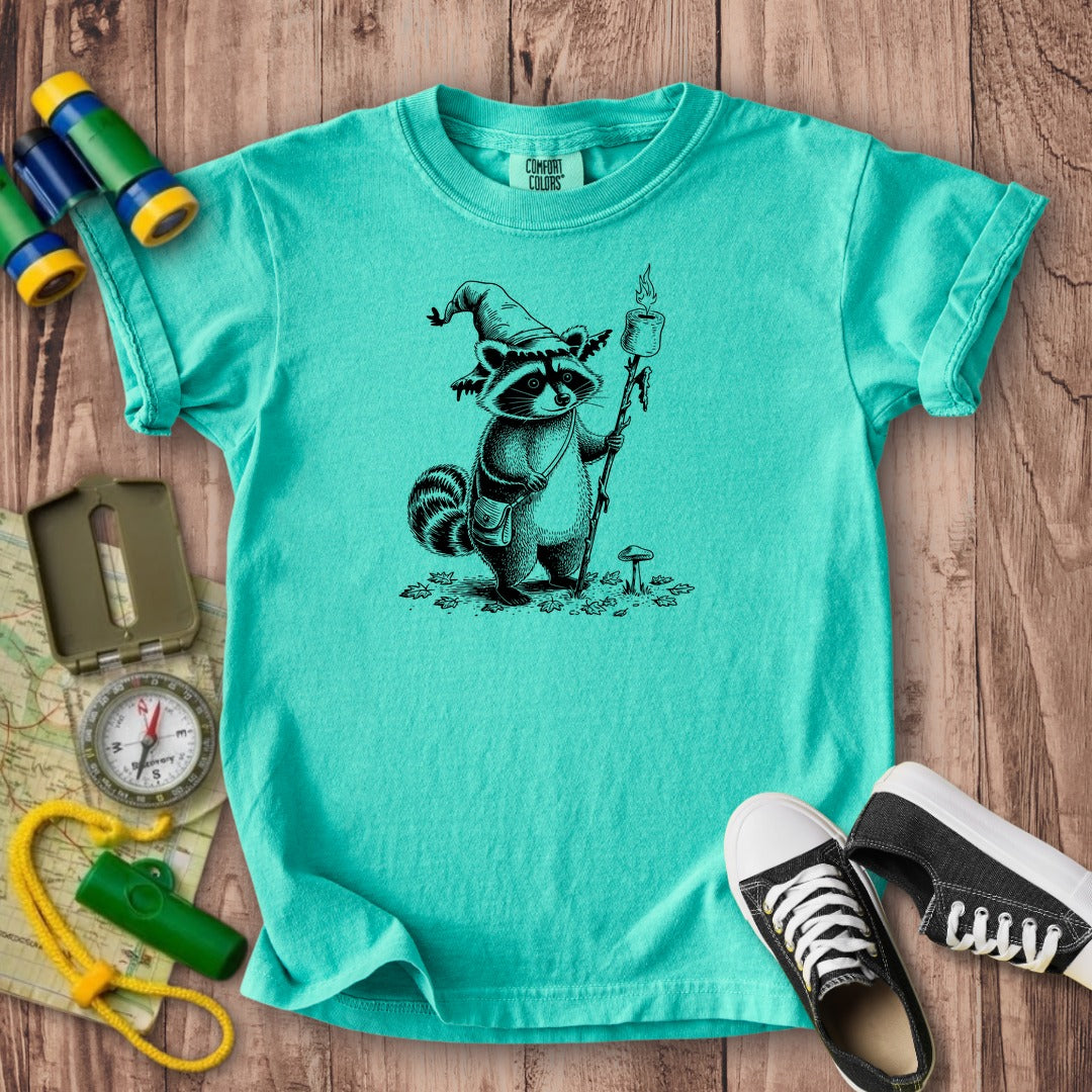 The S'morecerer Raccoon Kids Cotton T-Shirt