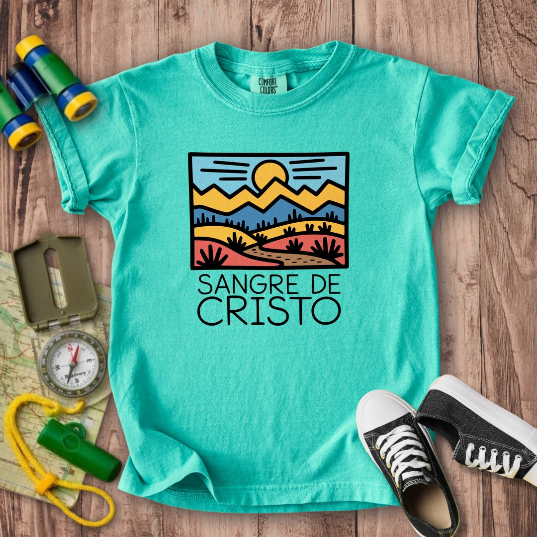 Sangre De Cristo Mountains Kids Cotton T-Shirt