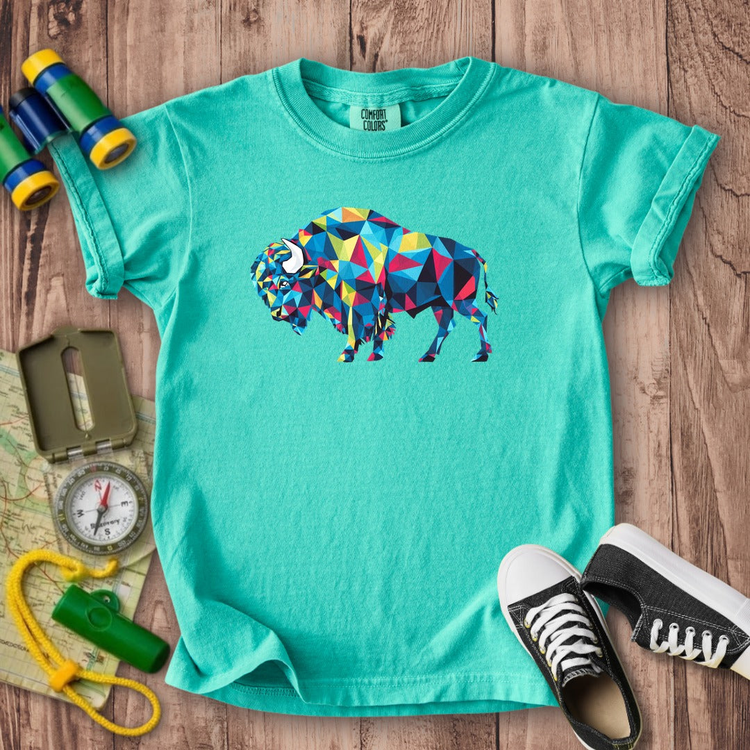 Buffalo Mosaic Kids Cotton T-Shirt