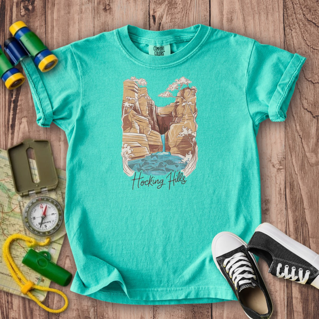 Hocking Hills State Park Kids Cotton T-Shirt