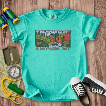 Allegheny National Forest Kids Cotton T-Shirt