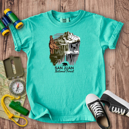 San Juan National Forest Kids Cotton T-Shirt