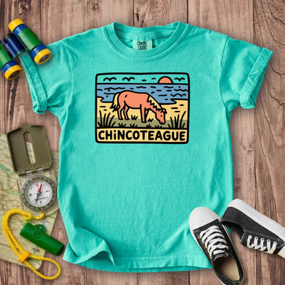Chincoteague National Wildlife Refuge Kids Cotton T-Shirt