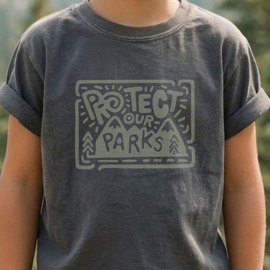 Protect Our Parks Kids Cotton T-Shirt