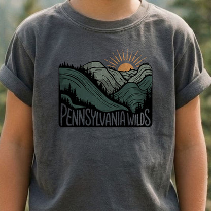 Pennsylvania Wilds Kids Cotton T-Shirt