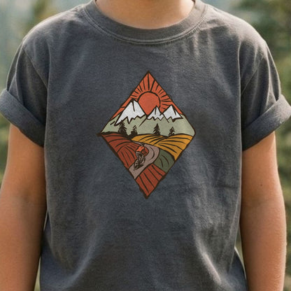 Pedal to the Peaks Kids Cotton T-Shirt