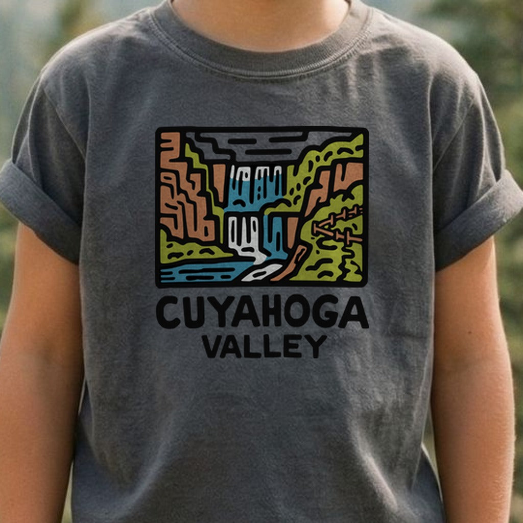 Cuyahoga Valley National Park Kids Cotton T-Shirt