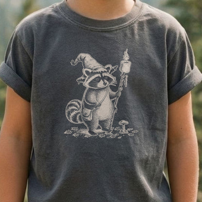 The S'morecerer Raccoon Kids Cotton T-Shirt