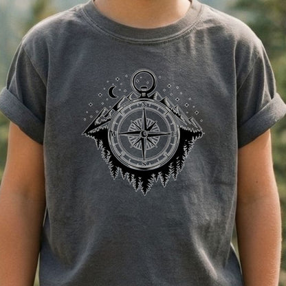 Navigate the Mountains Kids Cotton T-Shirt