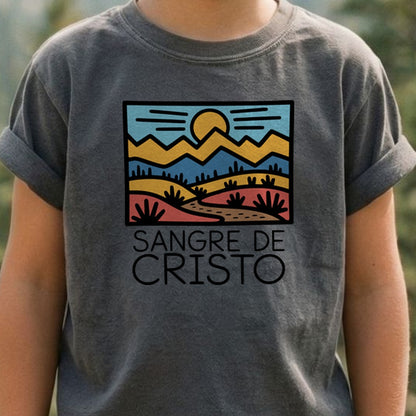 Sangre De Cristo Mountains Kids Cotton T-Shirt
