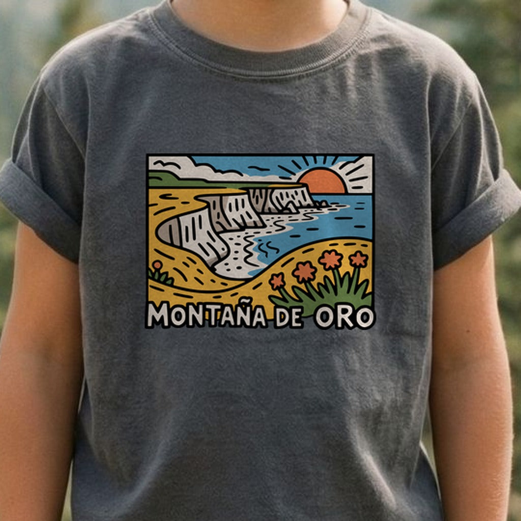 Montana de Oro State Park Kids Cotton T-Shirt