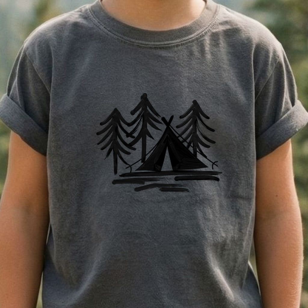 Painted Camp Kids Cotton T-Shirt