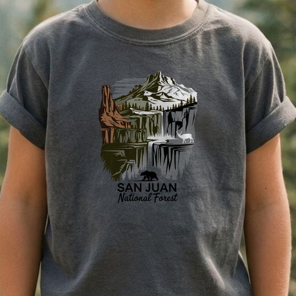 San Juan National Forest Kids Cotton T-Shirt