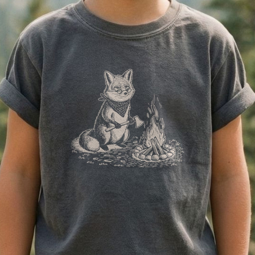 The Pyrofessor Fox Kids Cotton T-Shirt