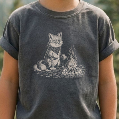 The Pyrofessor Fox Kids Cotton T-Shirt