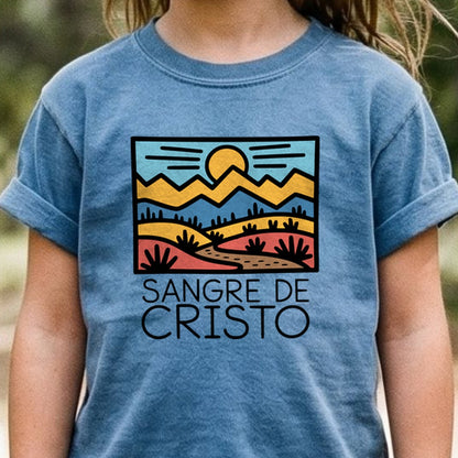 Sangre De Cristo Mountains Kids Cotton T-Shirt