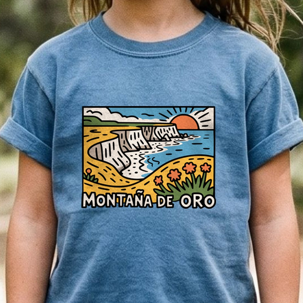 Montana de Oro State Park Kids Cotton T-Shirt