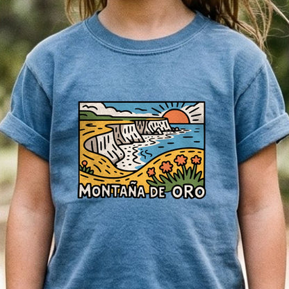 Montana de Oro State Park Kids Cotton T-Shirt