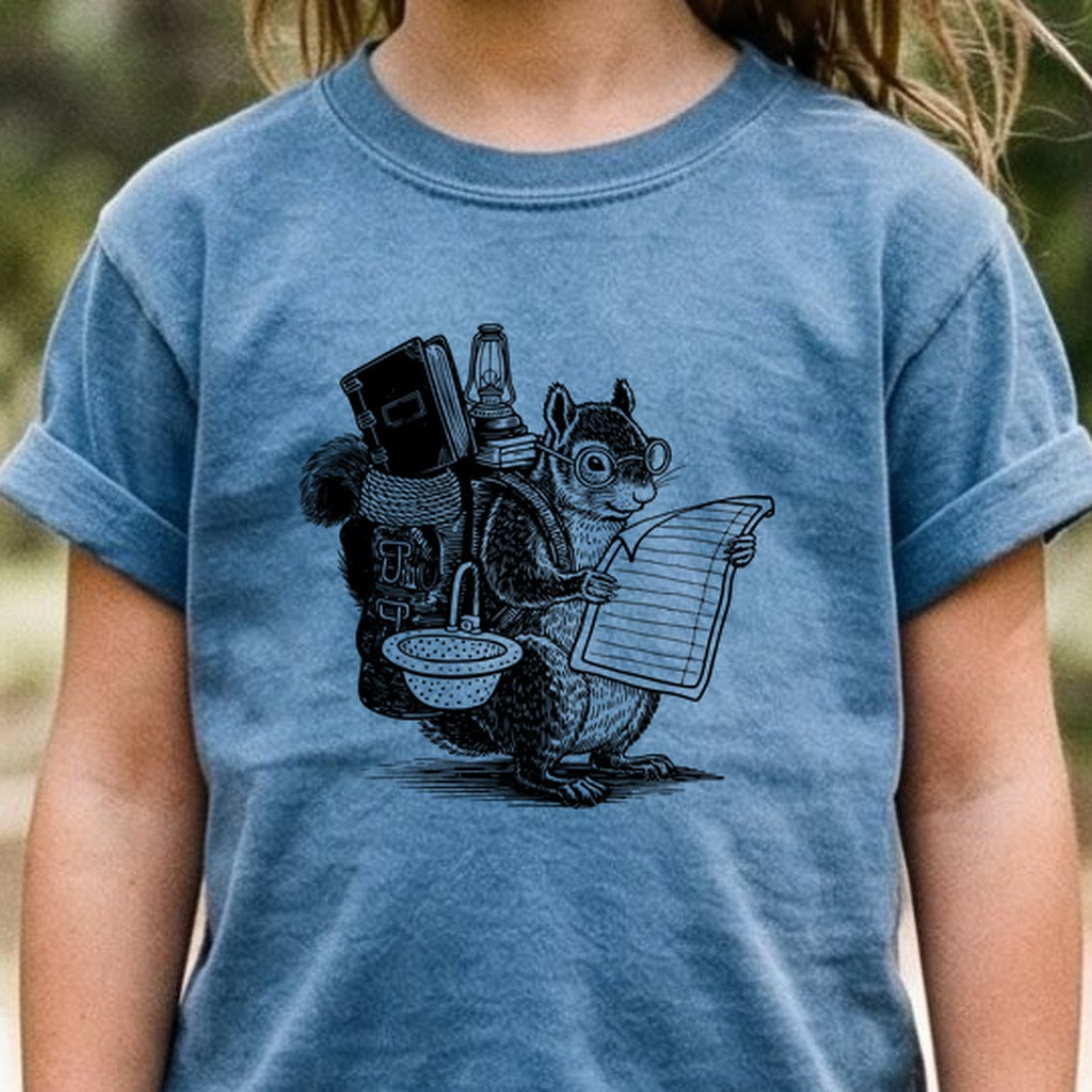 The Packademic Squirrel Kids Cotton T-Shirt