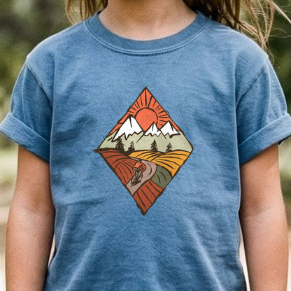 Pedal to the Peaks Kids Cotton T-Shirt