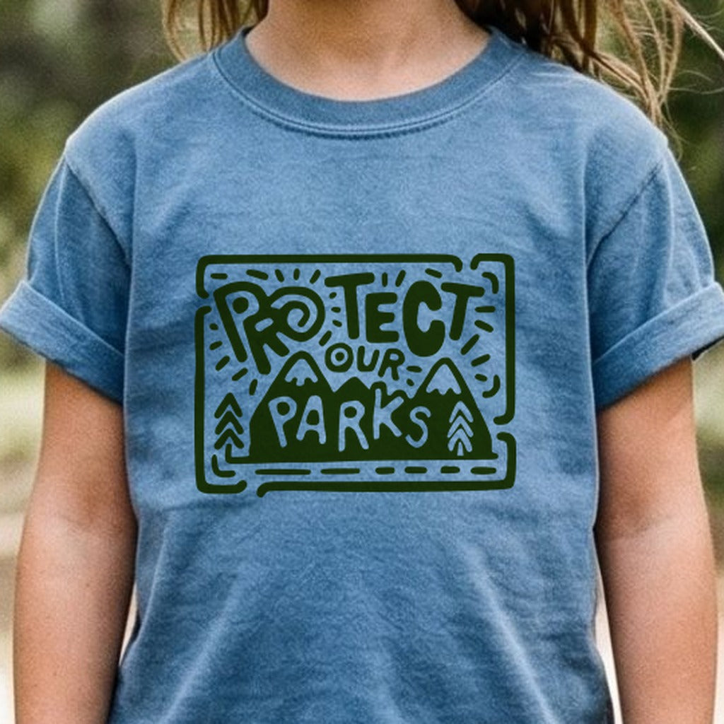 Protect Our Parks Kids Cotton T-Shirt