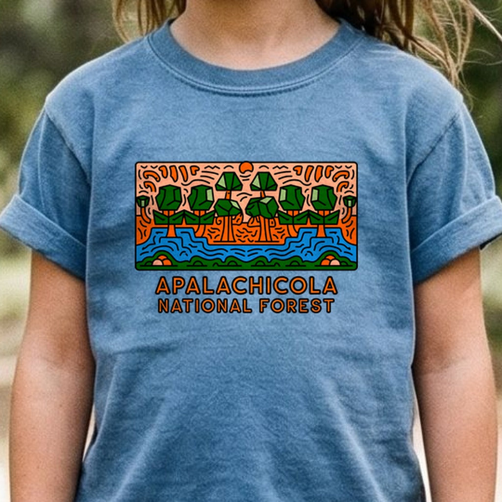 Apalachicola National Forest Kids Cotton T-Shirt