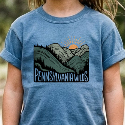 Pennsylvania Wilds Kids Cotton T-Shirt