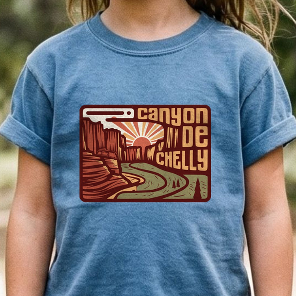 Canyon de Chelly National Monument Kids Cotton T-Shirt