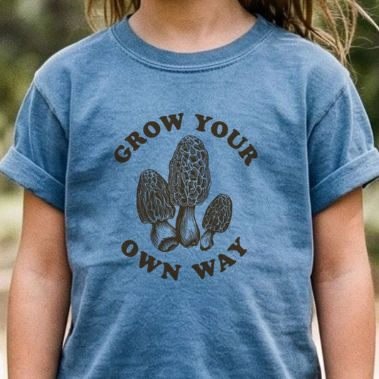 Grow Your Own Way Kids Cotton T-Shirt