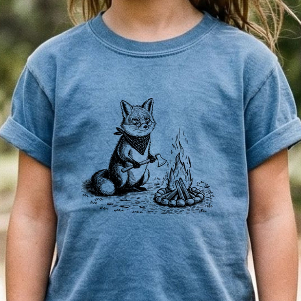 The Pyrofessor Fox Kids Cotton T-Shirt