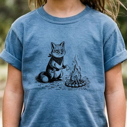 The Pyrofessor Fox Kids Cotton T-Shirt