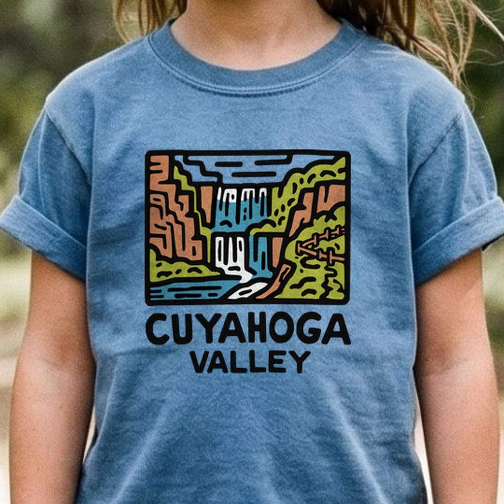 Cuyahoga Valley National Park Kids Cotton T-Shirt