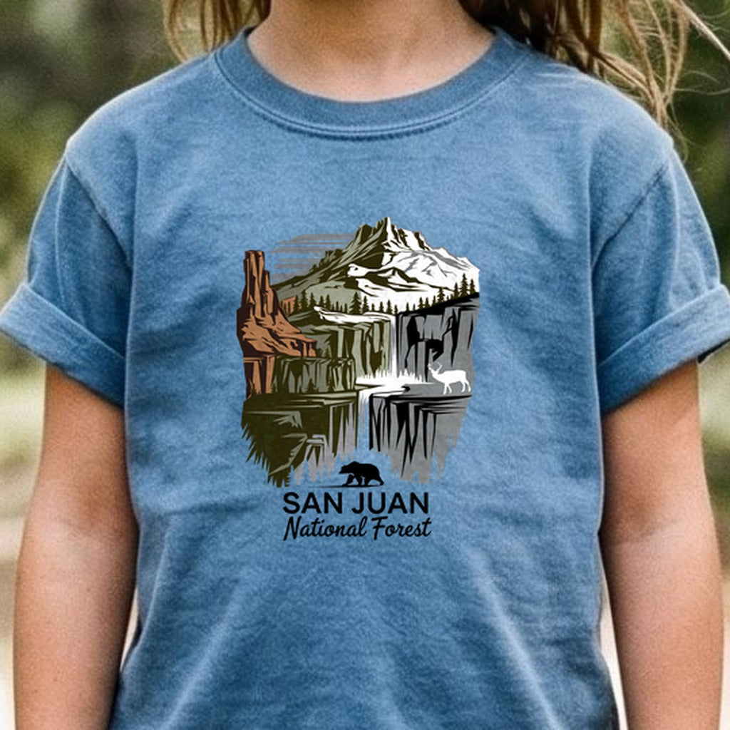 San Juan National Forest Kids Cotton T-Shirt