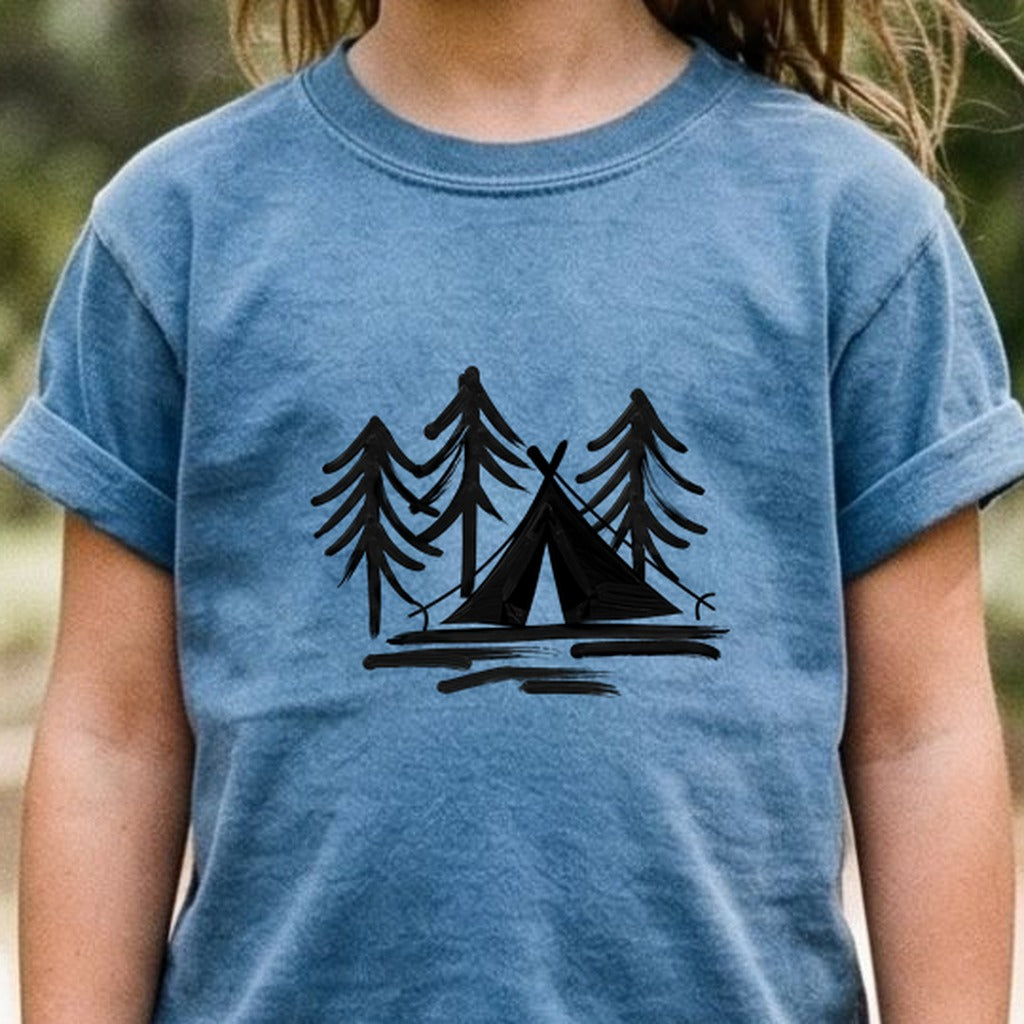 Painted Camp Kids Cotton T-Shirt