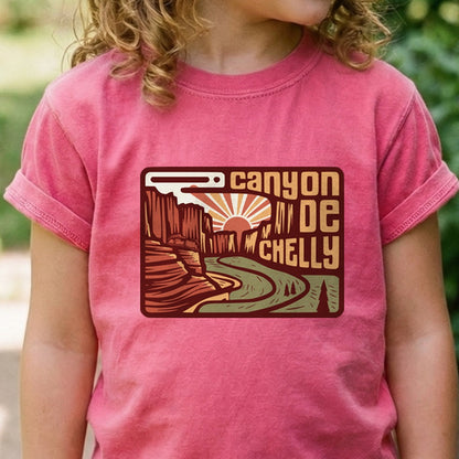 Canyon de Chelly National Monument Kids Cotton T-Shirt