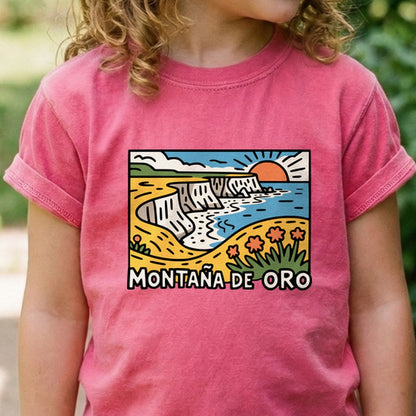 Montana de Oro State Park Kids Cotton T-Shirt