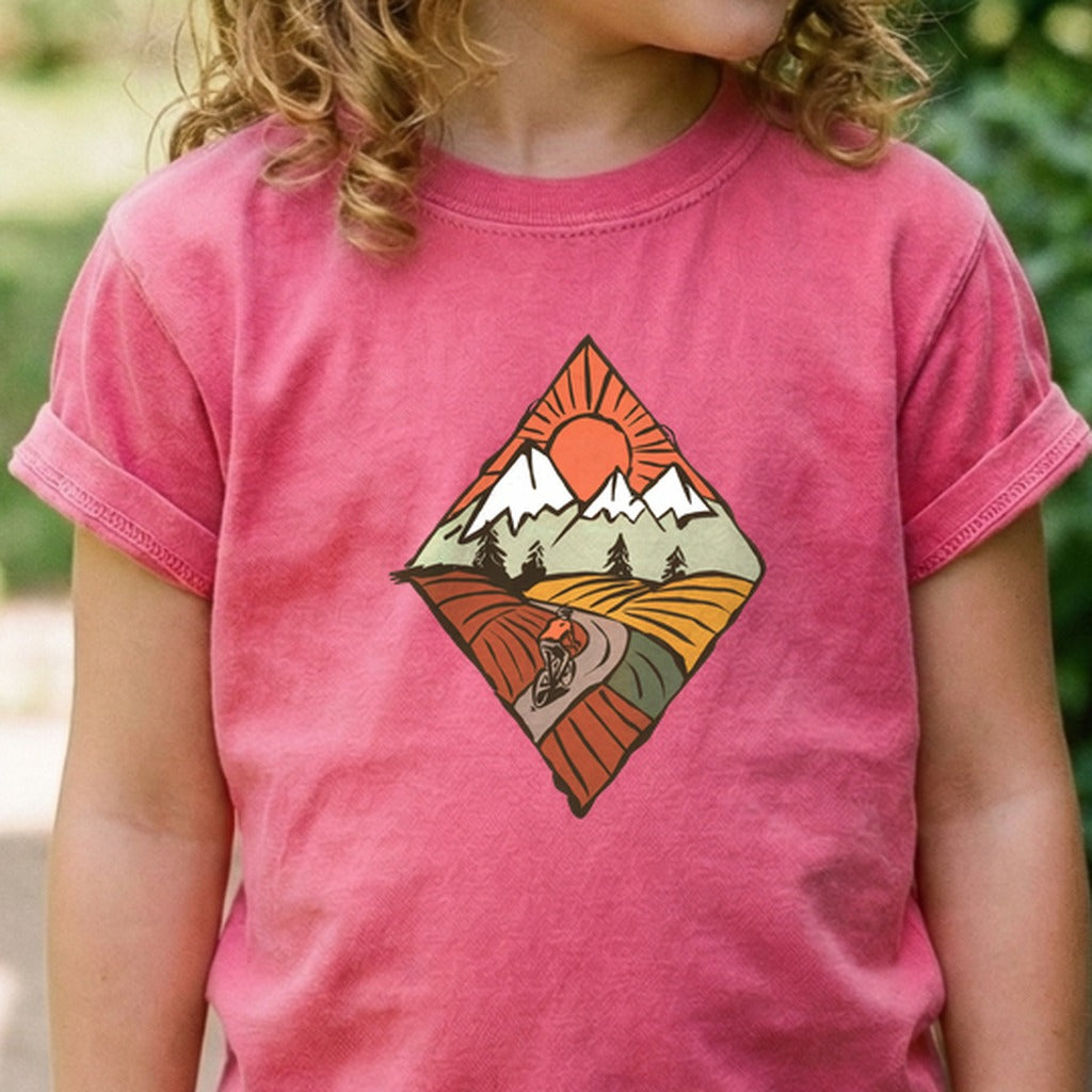 Pedal to the Peaks Kids Cotton T-Shirt