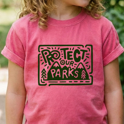 Protect Our Parks Kids Cotton T-Shirt
