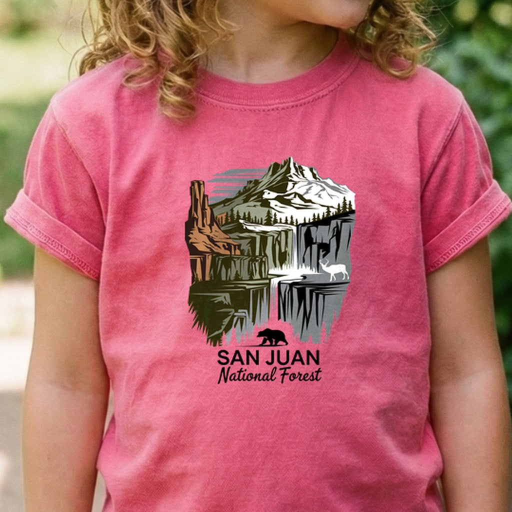 San Juan National Forest Kids Cotton T-Shirt